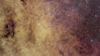 ESA Euclid mosaic of the Milky Way's galactic bulge, packed with over 60 million stars in visible light.