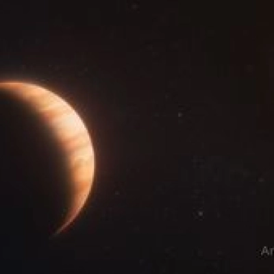 Exoplaneta WD 1856 b (Concepto artístico)