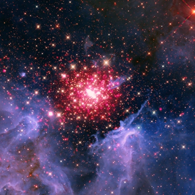 NGC 3603: una nebulosa ubicada a unos 20.000 años luz de la Tierra.