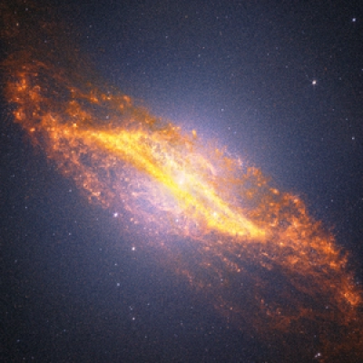 Cultivo Centaurus A (imagen NIRCam y MIRI)