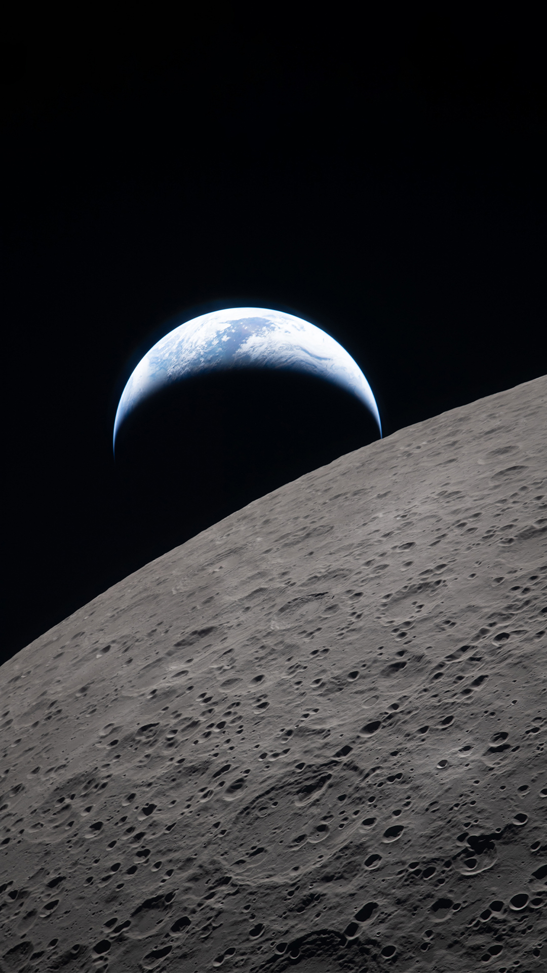 Artemis II Wallpaper : Peeking at Earth