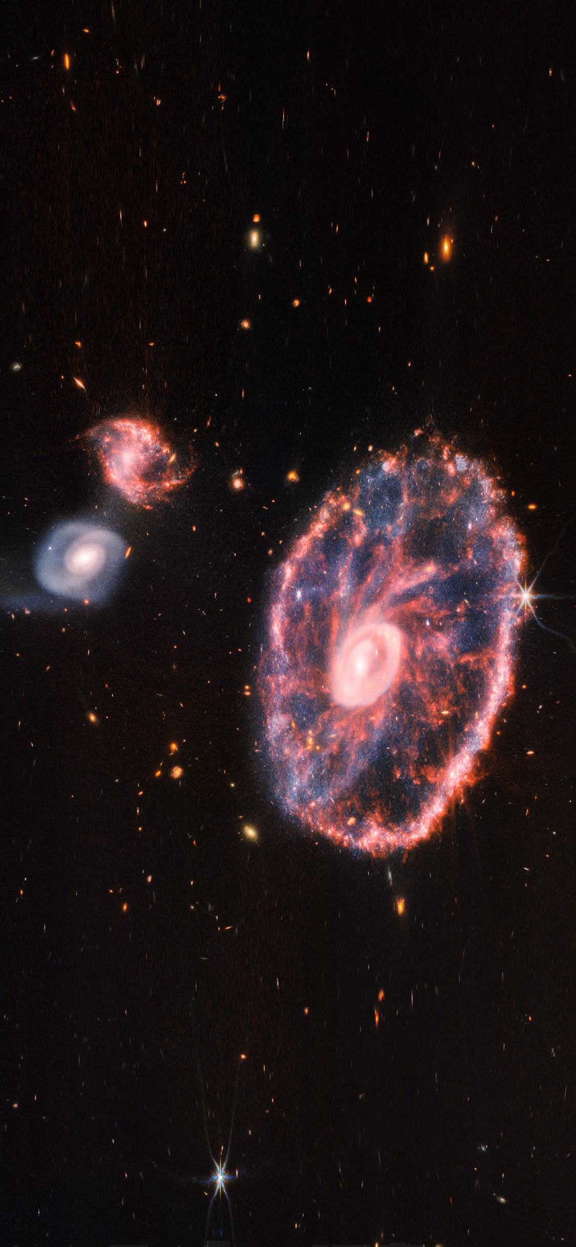 Cosmic Cliffs in the Carina Nebula